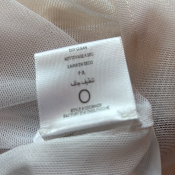 NWT BCBG white ruffle dress - Picture 9 of 9